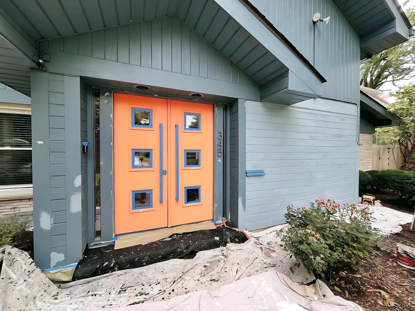 Peeling siding to finished, Bexley