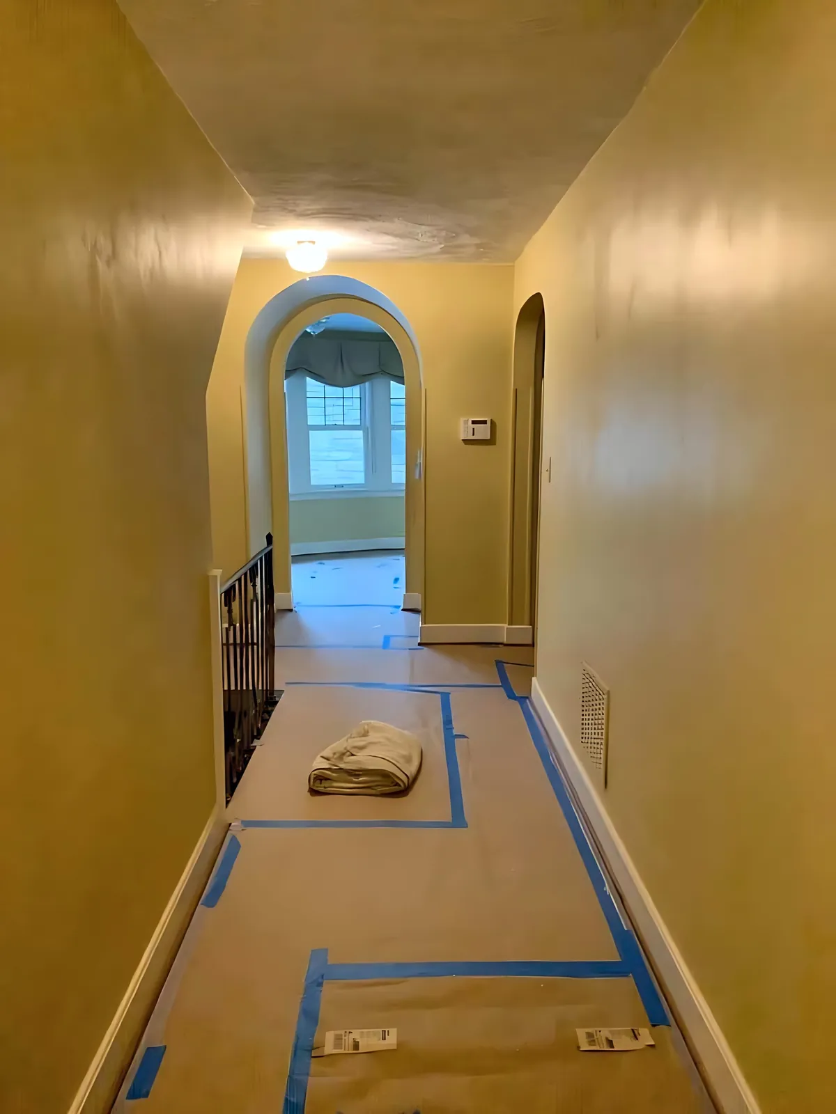 Before: upstairs hall