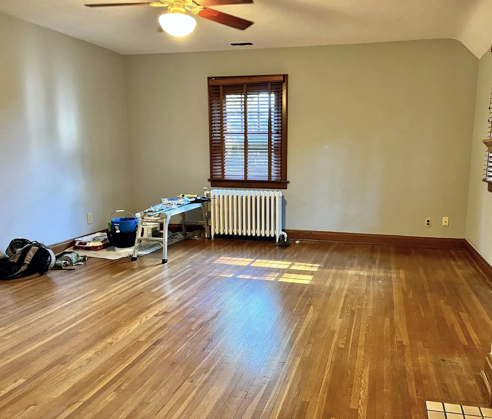 After: empty bedroom